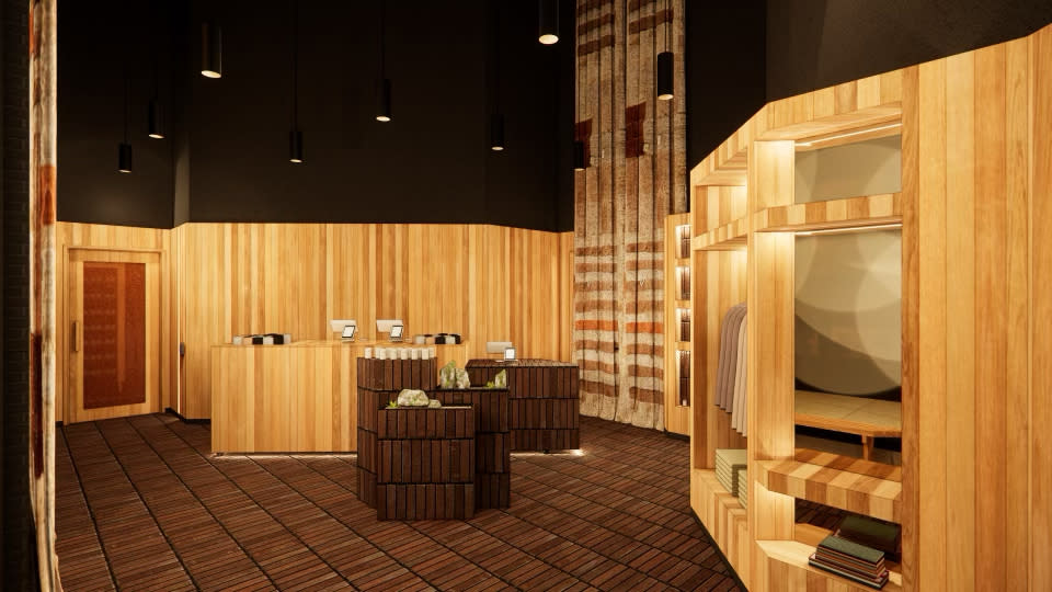 A rendering of the Flatiron space’s lobby. Future Studio