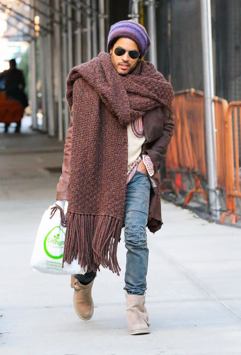 Lenny Kravitz scarf