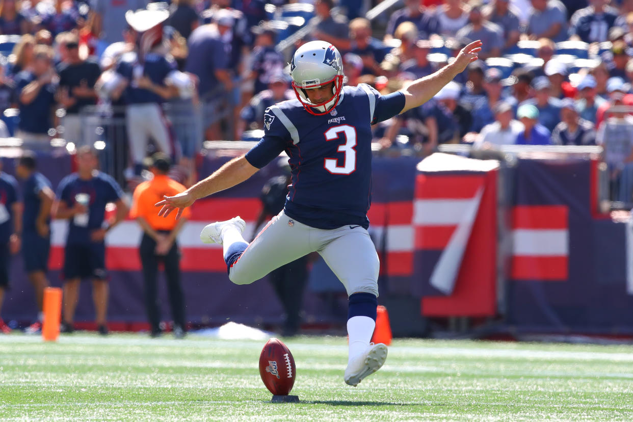 New England Patriots kicker Stephen Gostkowski