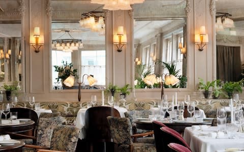 Kettner's Townhouse restaurant dining room  - Credit: Simon Brown