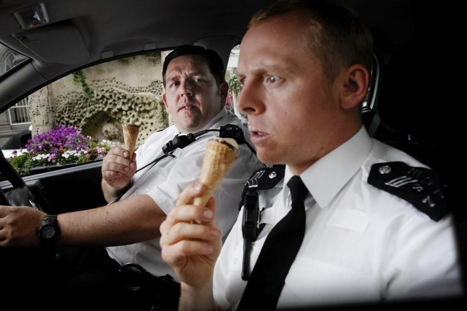 Hot Fuzz (2007)Nick Frost (left) and Simon PeggCR: Matt Nettheim/Focus