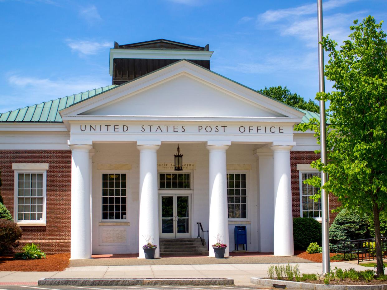 A US post office location in Great Barrington, Massachusetts