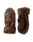 ASOS faux fur mittens, $27.58.