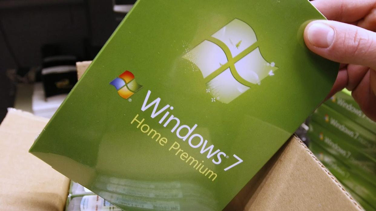 Windows 7 wird von Microsoft nicht mehr lange unterstützt. Foto: George Frey/EPA/dpa