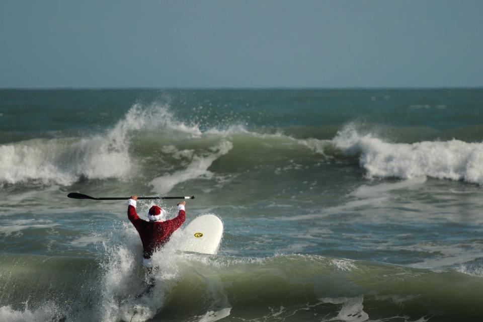 Surfing Santas in Florida (Surfing Santas)