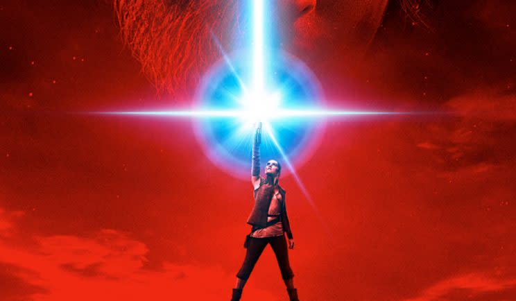 The First poster for Star Wars: The Last Jedi - Credit: Lucasfilm