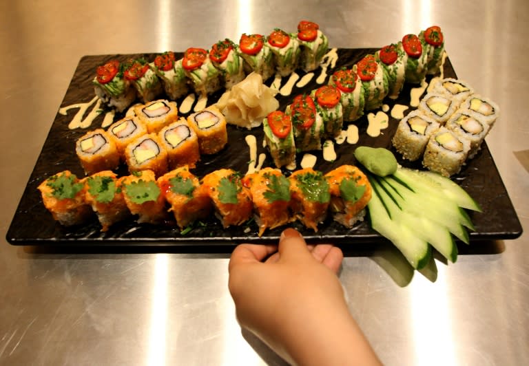 Now on offer in a swish district of the Iranian capital: sushi from the kitchen of a high-end French chain