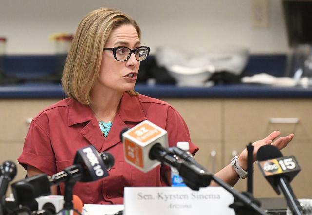 Sen Kyrsten Sinema Will Decide Who Replaces Her In The Us Senate