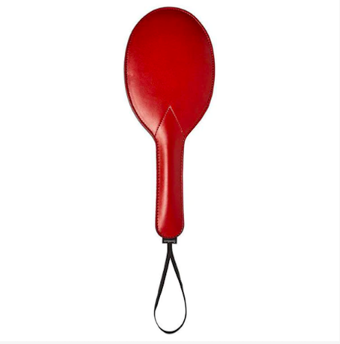 Saffron Faux Leather Ping Pong Paddle impact toys