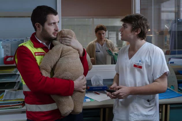 Karim Leklou (Arben Bascha) et Zacharie Chasseriaud (Hugo Wagner) (Photo: Denis Manin / 31 Juin Films / Canal+)