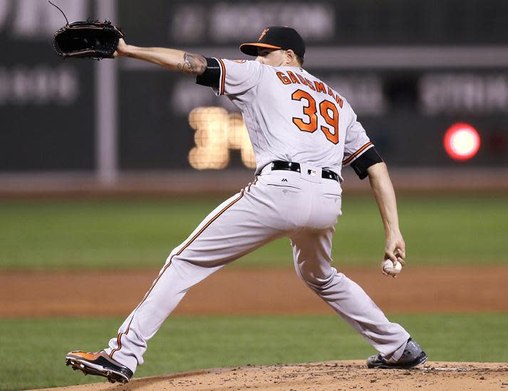 Orioles right-hander Kevin Gausman dominated the Red Sox in Wednesday's 1-0 win. (AP)