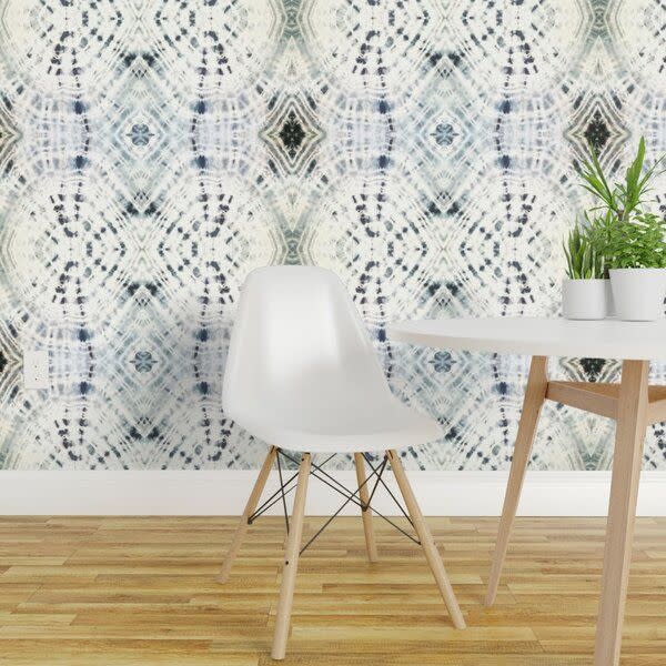 2) Troxler Tie-Dye Removable Peel-and-Stick Wallpaper Panel