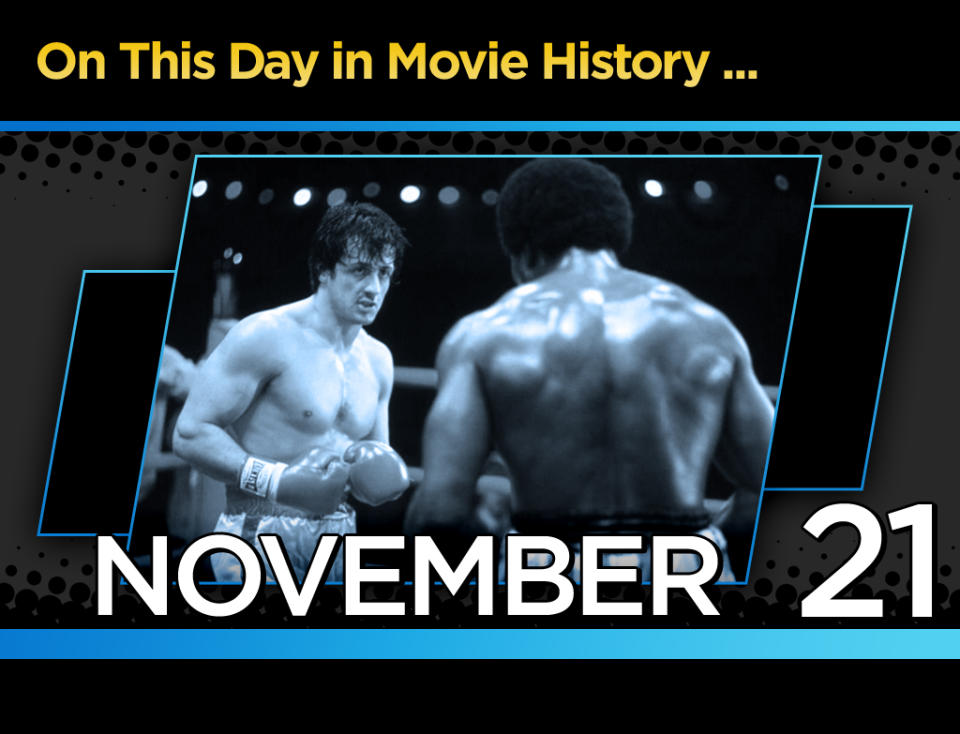 on this day in movie history November 21 Title Card