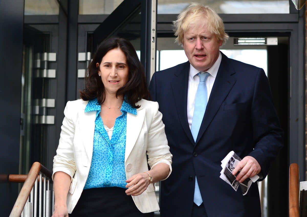 Marina Wheeler and Boris Johnson (PA)