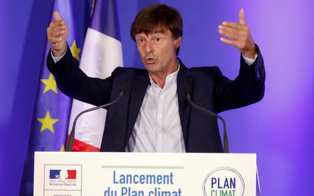  French Minister of Ecological and Social Transition Nicolas Hulot  - REUTERS
