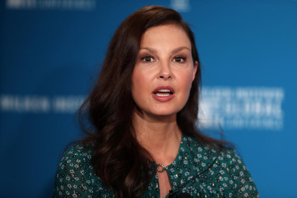 Actress Ashley Judd speaks at the Milken Institute's 21st Global Conference in Beverly Hills, California, U.S. April 30, 2018. REUTERS/Lucy Nicholson