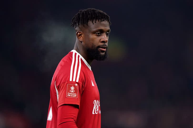 Nottingham Forest's Divock Origi during the Emirates FA Cup fourth round replay match at the City Ground, Nottingham