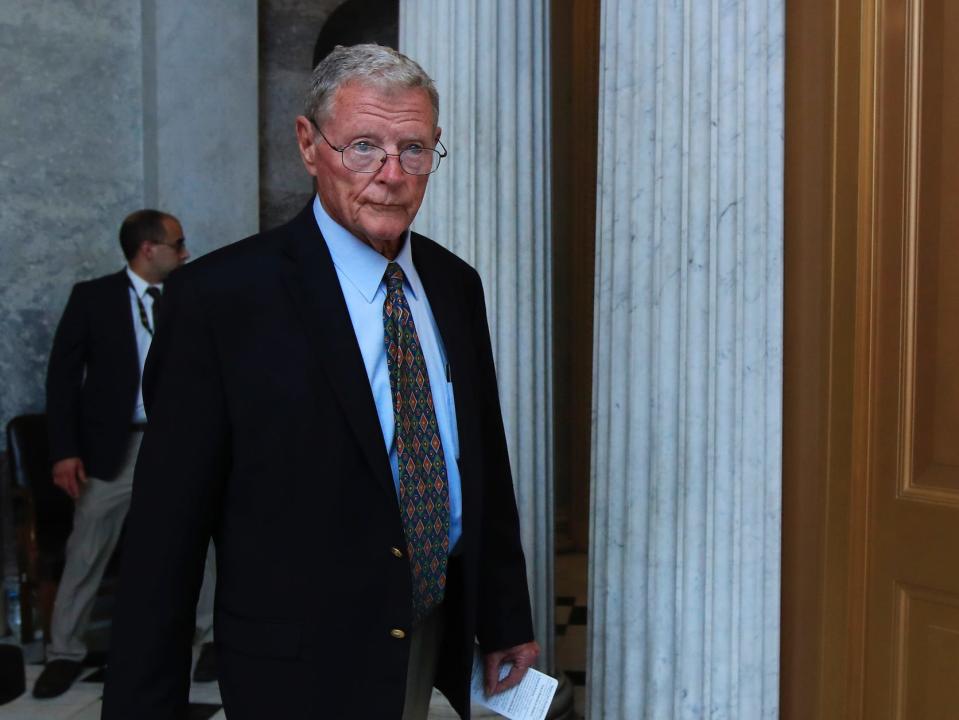 Sen. James Inhofe in 2017.