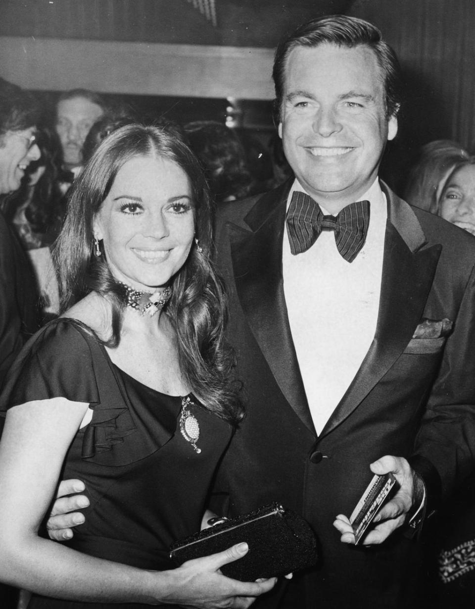 Natalie Wood and Robert Wagner at the premiere of the film ‘The Godfather’ in London on 24 August 1972 (Central Press/Hulton Archive/Getty Images)