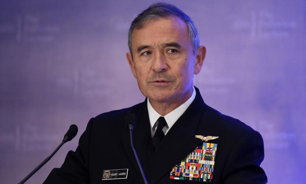 Admiral Harry Harris was nominated as Australian ambassador in February.