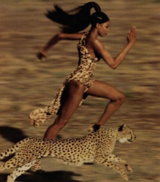 Une autre photo culte du célèbre photographe Jean Paul Goude 