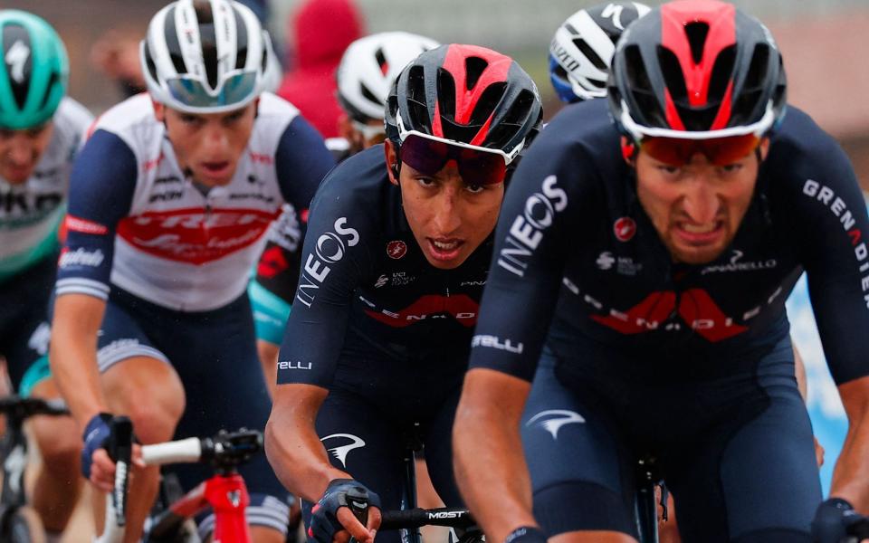 Gianni Moscon – Egan Bernal takes lead at Giro d'Italia with explosive attack on gravel road - GETTY IMAGES