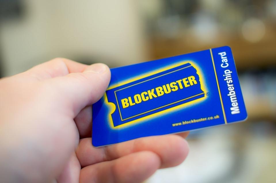Blockbuster memorabilia sells for big bucks on eBay.