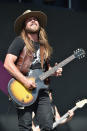 <p>Lukas Nelson of Lukas Nelson & Promise of the Real during the 2018 Firefly Music Festival in Dover, Delaware. (Photo: Getty Images) </p>