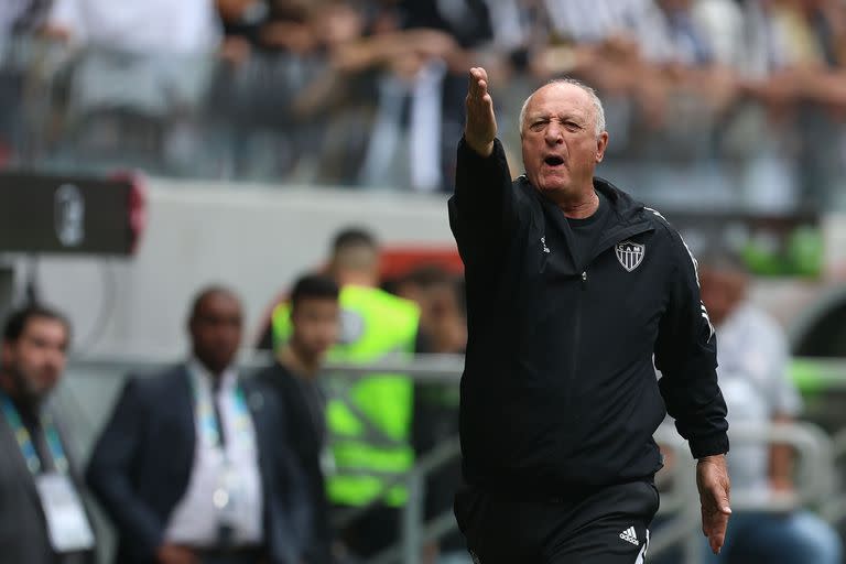 Luiz Felipe Scolari, en Atlético Mineiro, con la pasión de siempre