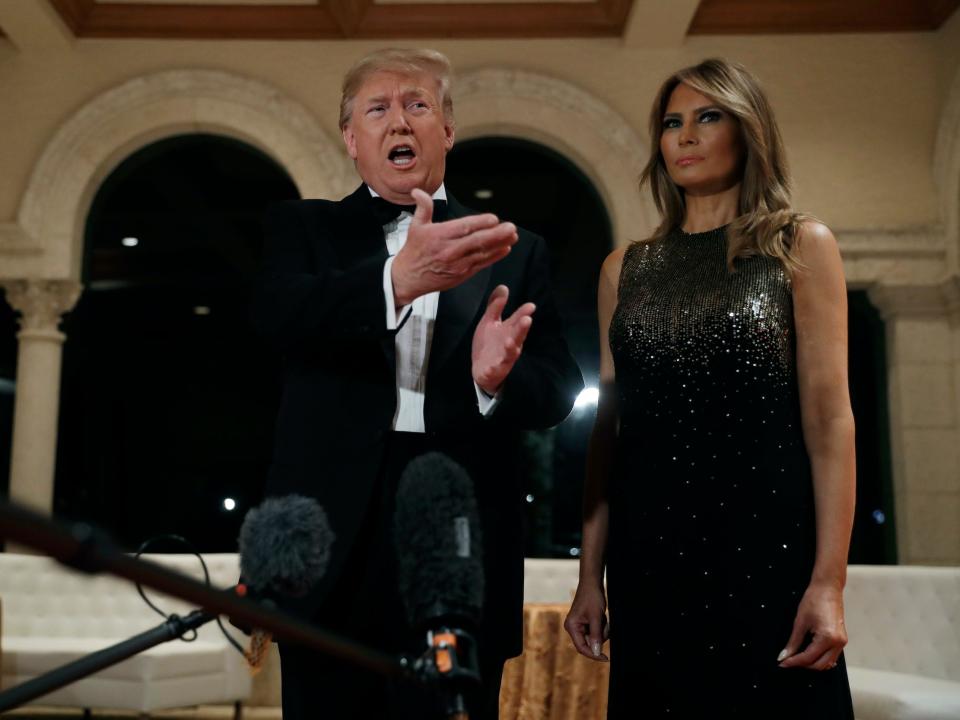 Trump Melania mar a lago