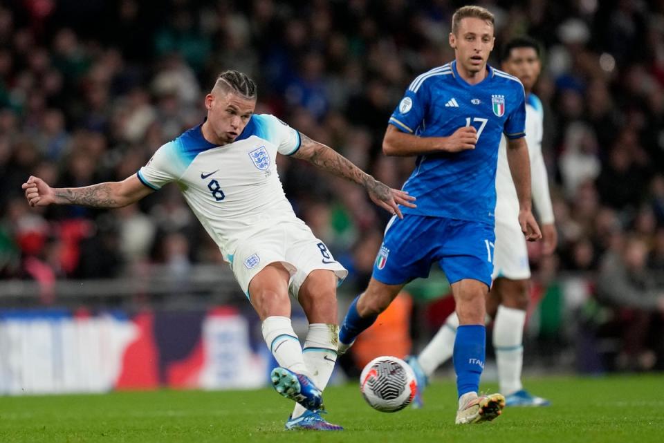 Questions remain over Kalvin Phillips’ role in the team and whether he will be ready for Euro 2024 (AP)
