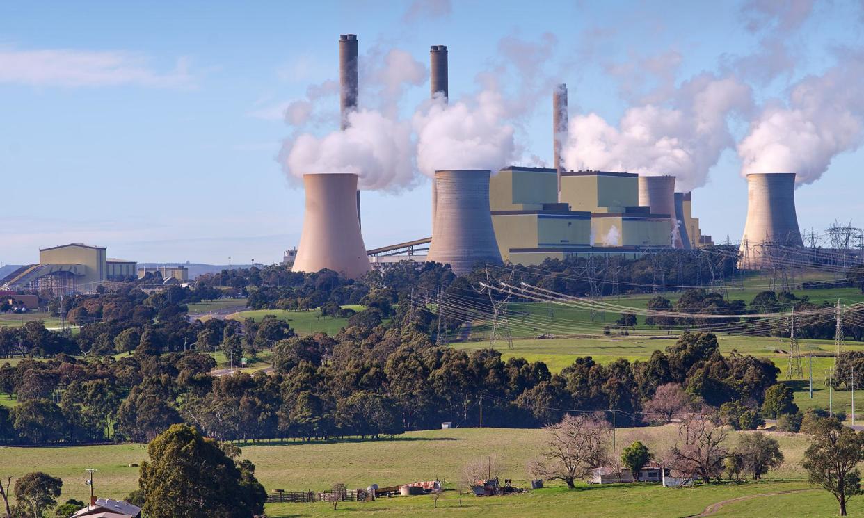 <span>Victoria's Loy Yang power station in 2022. The AGL-owned site is on the Coalition’s list for planned nuclear power sites, along with Callide, Tarong, Liddell and others.</span><span>Photograph: Andrew Chapman/The Guardian</span>