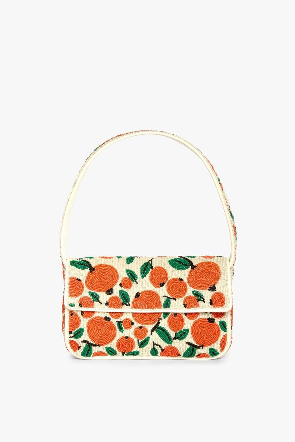 4) Tommy Beaded Bag Oranges