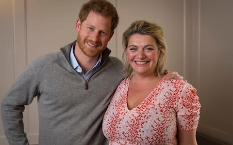 Prince Harry and Bryony Gordon - Credit: Andrew Crowley