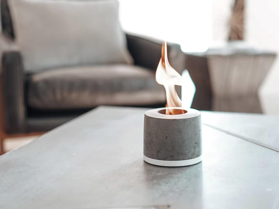 Flikr Fire Personal Concrete Fireplace