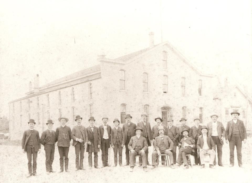 Turner Hall in Manitowoc, circa 1900.