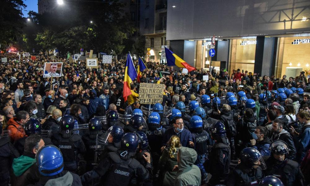 <span>Photograph: Matteo Corner/EPA</span>