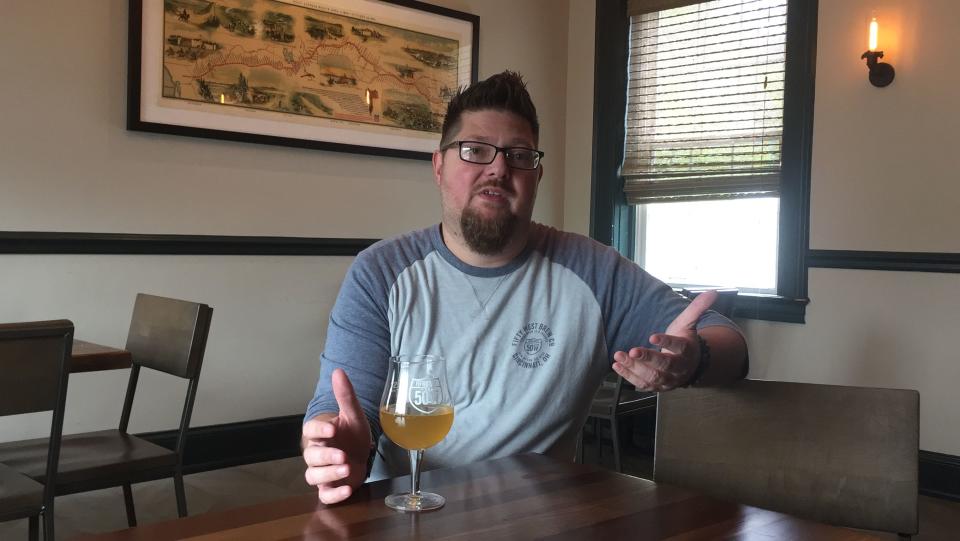 Del Hall, director of sales at Fifty West Brewing Company, gave up everything for his Lenten fast. Except beer.