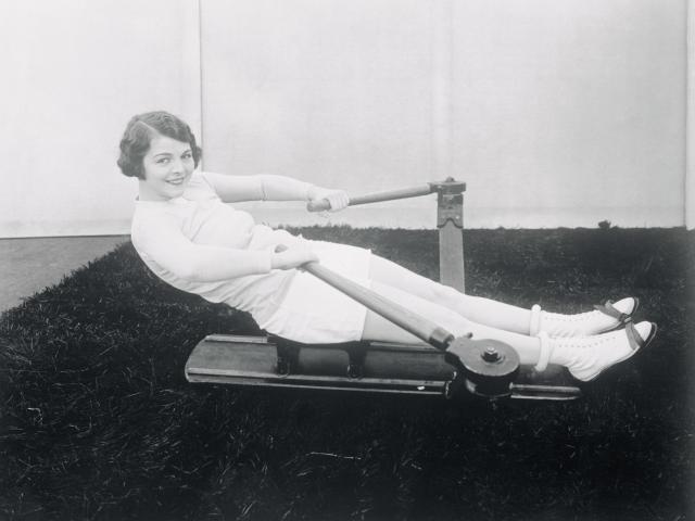 Vintage Photos of Bizarre Exercise Fads We Hope Never Come Back