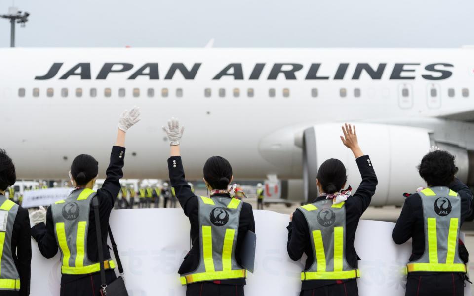 JAL have made the announcement after last year trialing an 'LGBT Ally Charter' flight for same-sex partners and their families - Akio Kon /Bloomberg