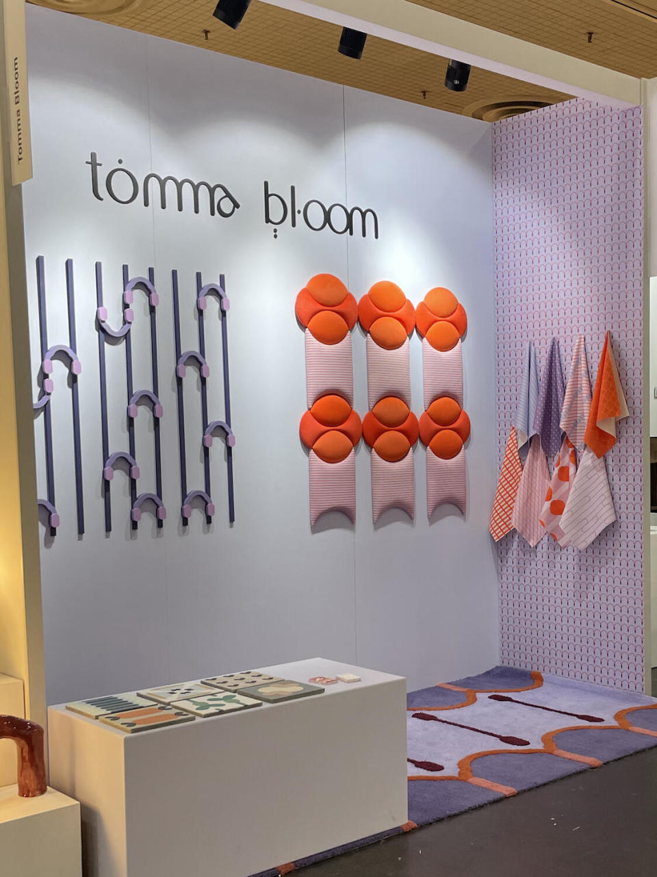 The Tomma Bloom booth at WantedDesign 