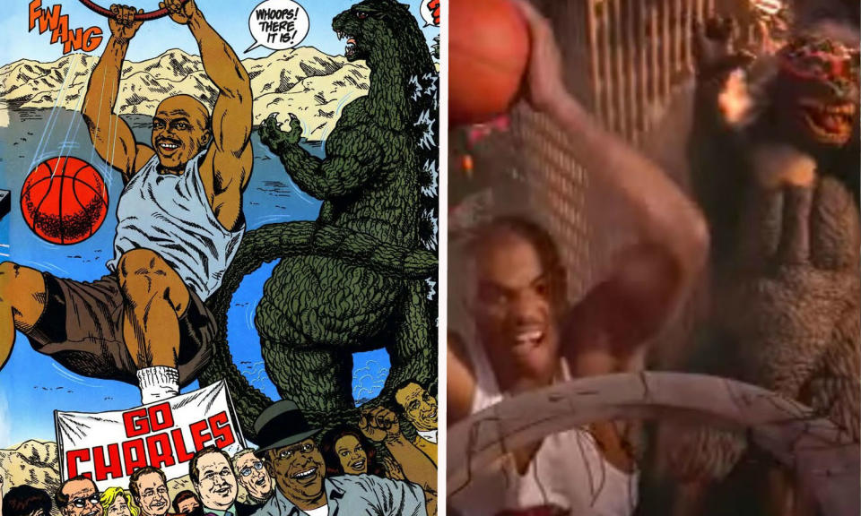 Godzilla v Charles Barkley