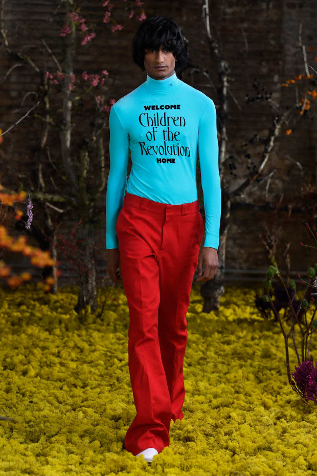 <p>A look from Raf Simons Spring 2021 collection. Photo: Courtesy of Raf Simons</p>