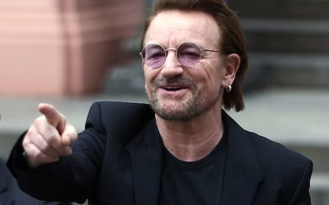 Bono was shown to have used a company based in Malta - a low tax jurisdiction - to pay for a share in a shopping centre in Lithuania - Credit: Reuters