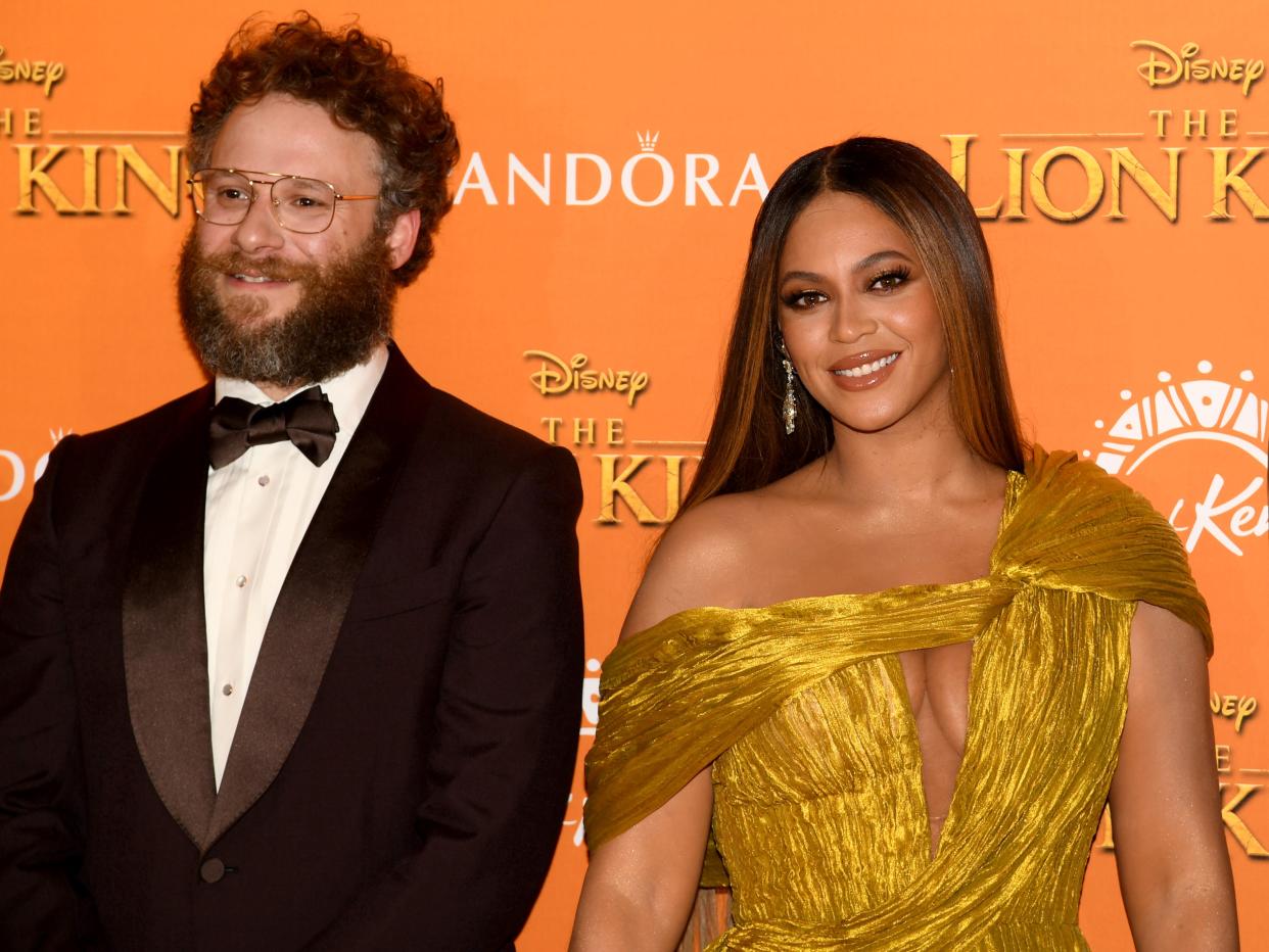 <p>Seth Rogen recalls being ‘hit so hard’ by Beyoncé’s security guard</p> (Getty Images)