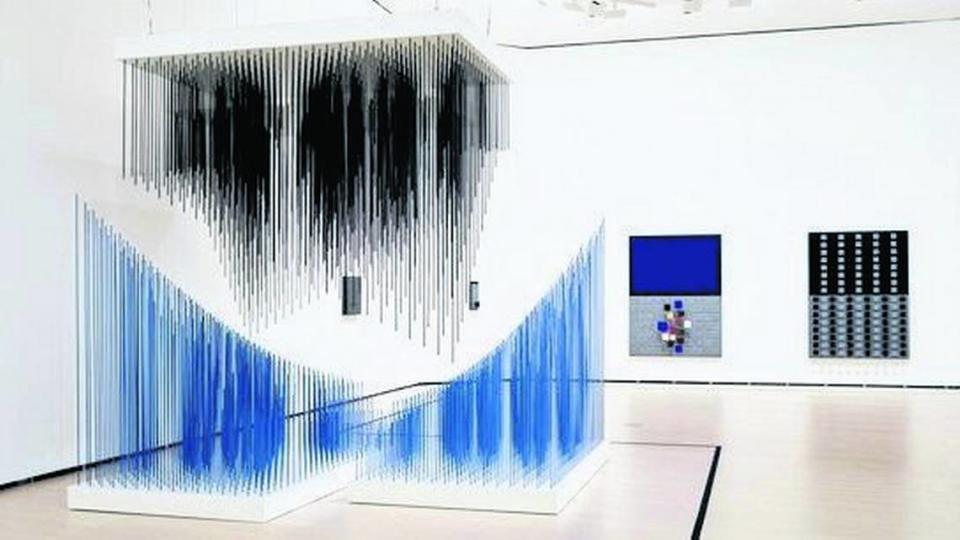 Homenaje a dos maestros del arte cinético y óptico inmersivo en Coral Gables Museum, los venezolanos Jesús Rafael Soto y Carlos Cruz-Diez con la exhibición “Masters that Changed the City”.