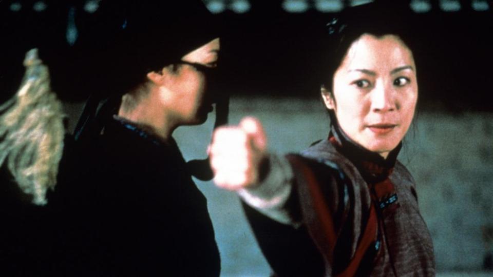 楊紫瓊在2000主演武打動作片《臥虎藏龍》。（圖／索尼提供）