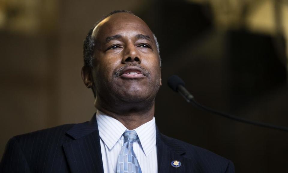 Ben Carson recently faced criticism over revelations he ordered a $31,000 dining set for his Washington office. 