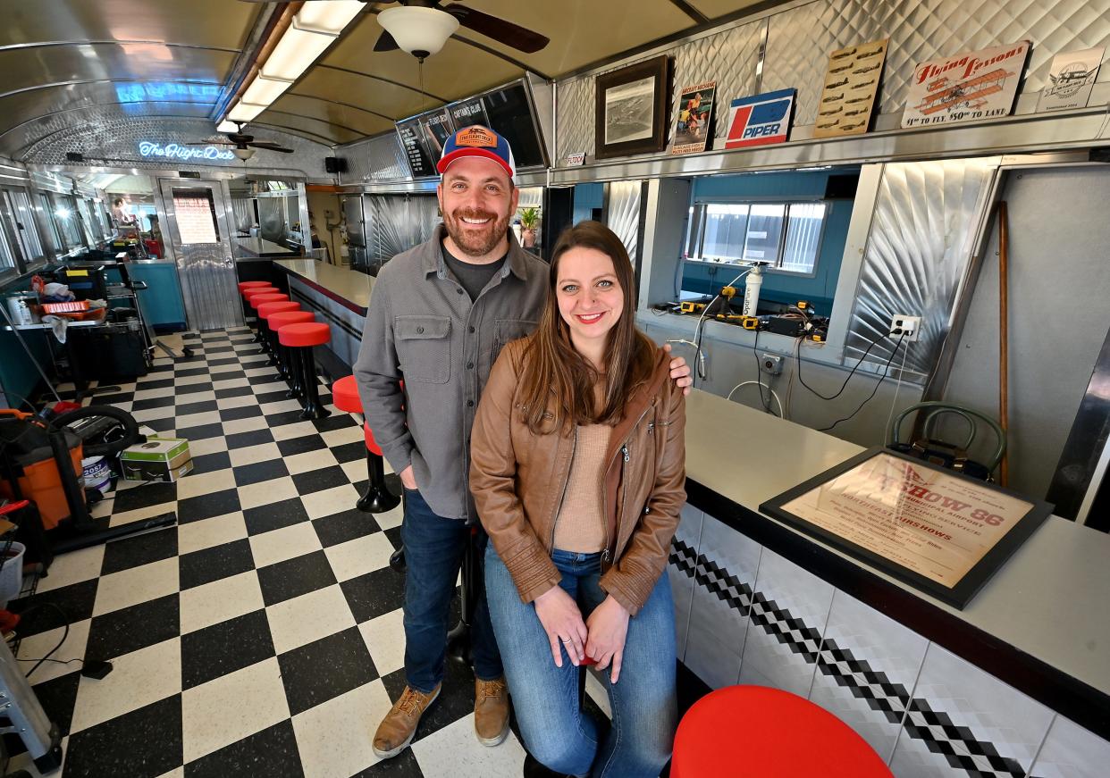 Mike and Sarah Lemovitz are reopening the Southbridge Airport diner as The Flight Deck.