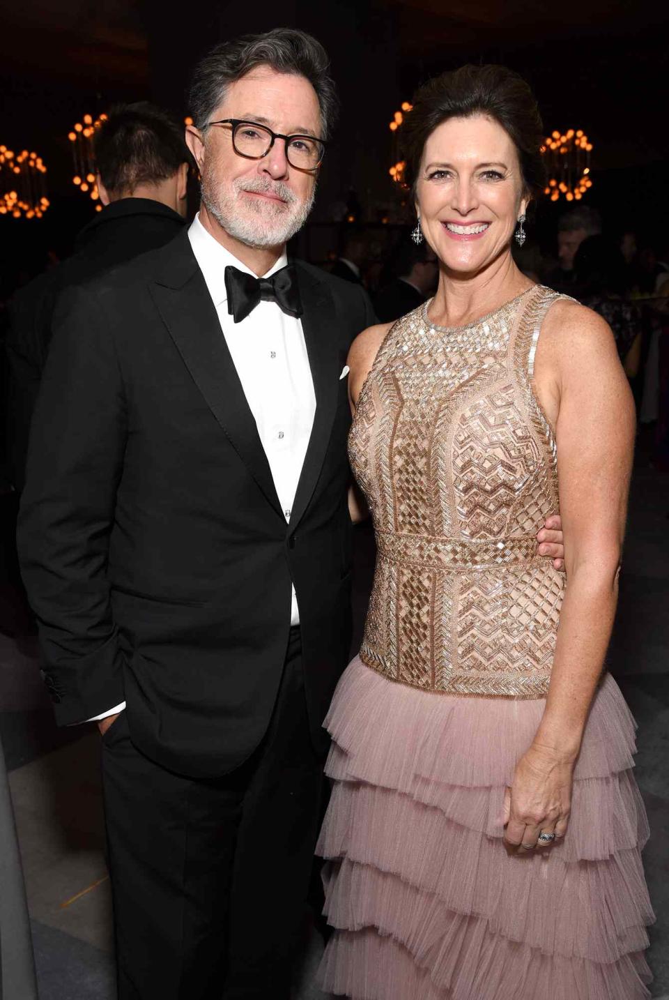 Stephen Colbert and Evelyn McGee-Colbert attend the 2018 Netflix Primetime Emmys After Party at NeueHouse Hollywood on September 17, 2018 in Los Angeles, California